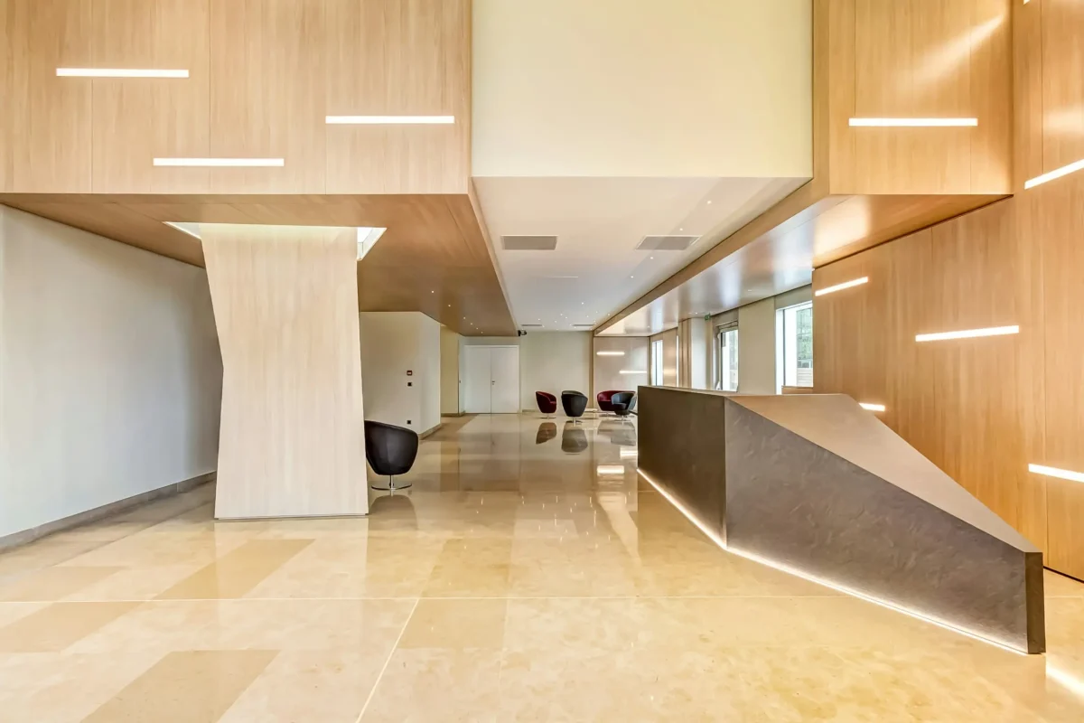 clean interior room design